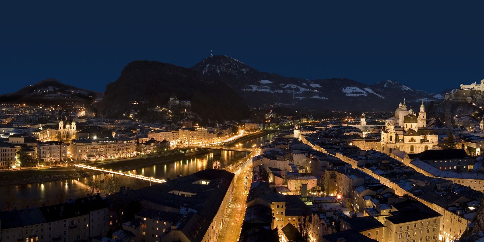 Salzburg Blick vom Mönchsberg 2007 (131_Moenchsberg_Nacht)