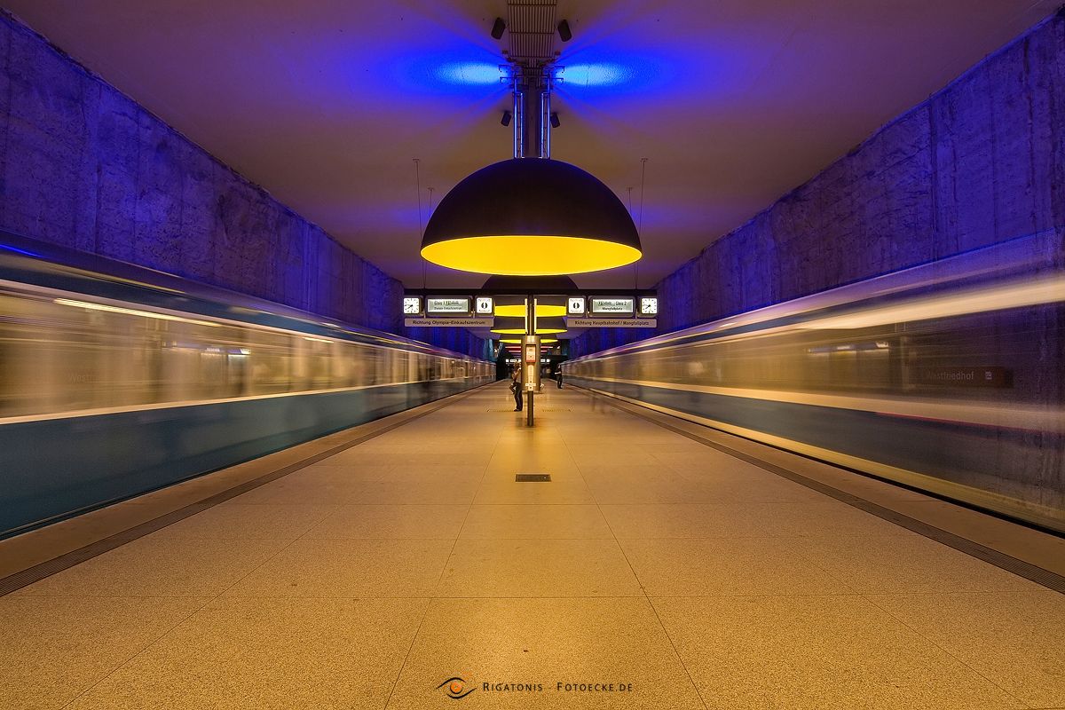 U-Bahn Station Westfreidhof München