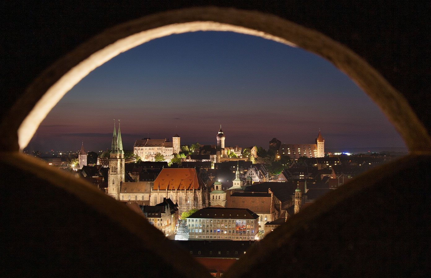 Kaiserburg Nürnberg Blick von der Lorenzkirche (72_MG_8478)