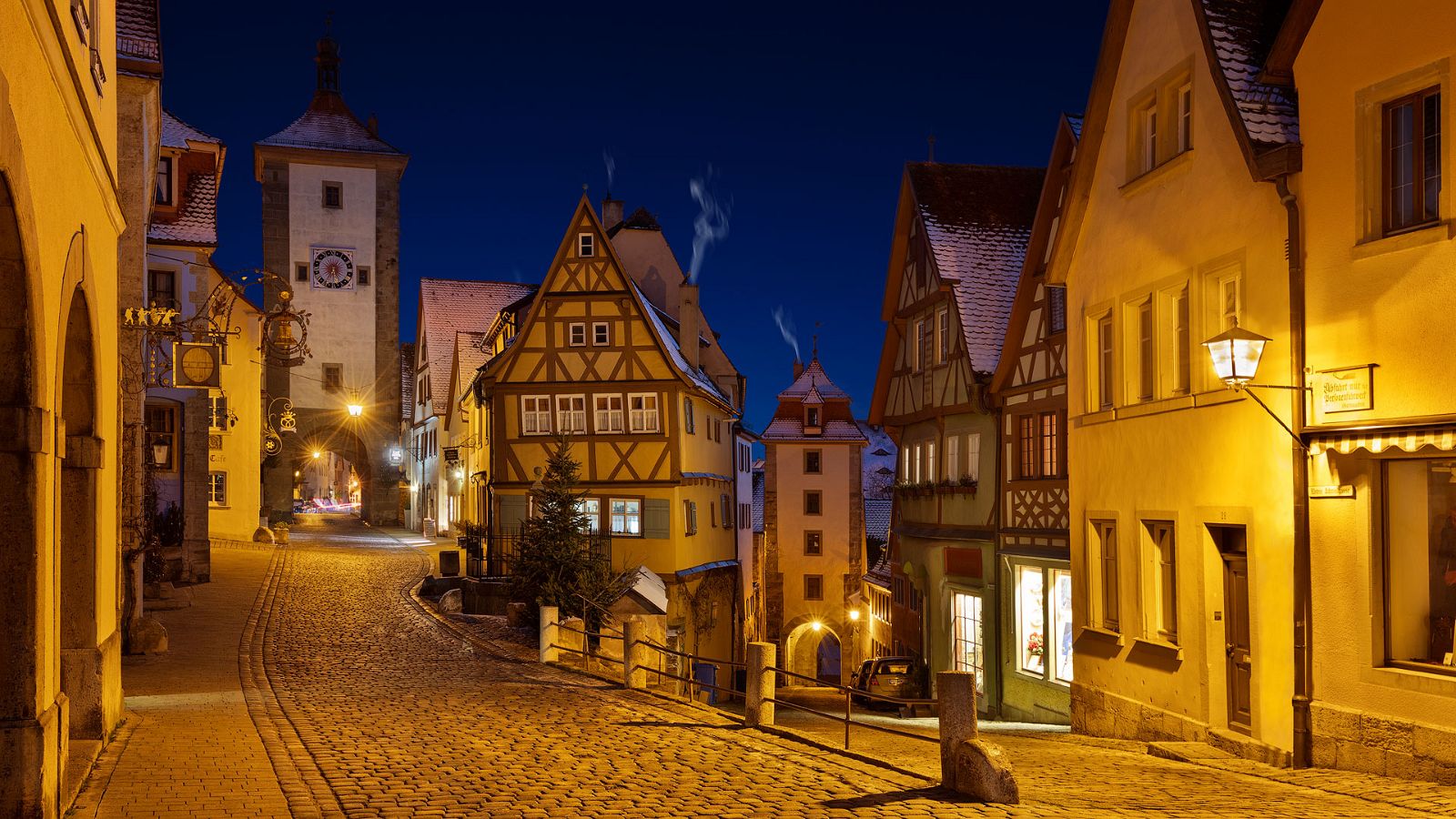 in Rothenburg ob der Tauber a, Plönlein mit dem Siebersturm (364_MG_8510_3)