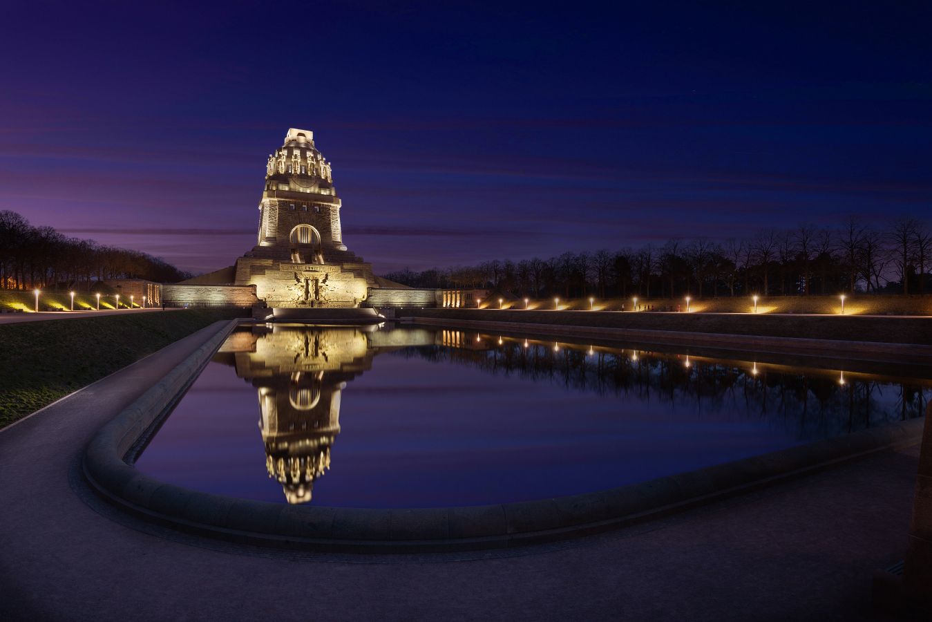 Völkerschlachstdenkmal Leipzig zur blauen Stunde (399_MG_3010_3)
