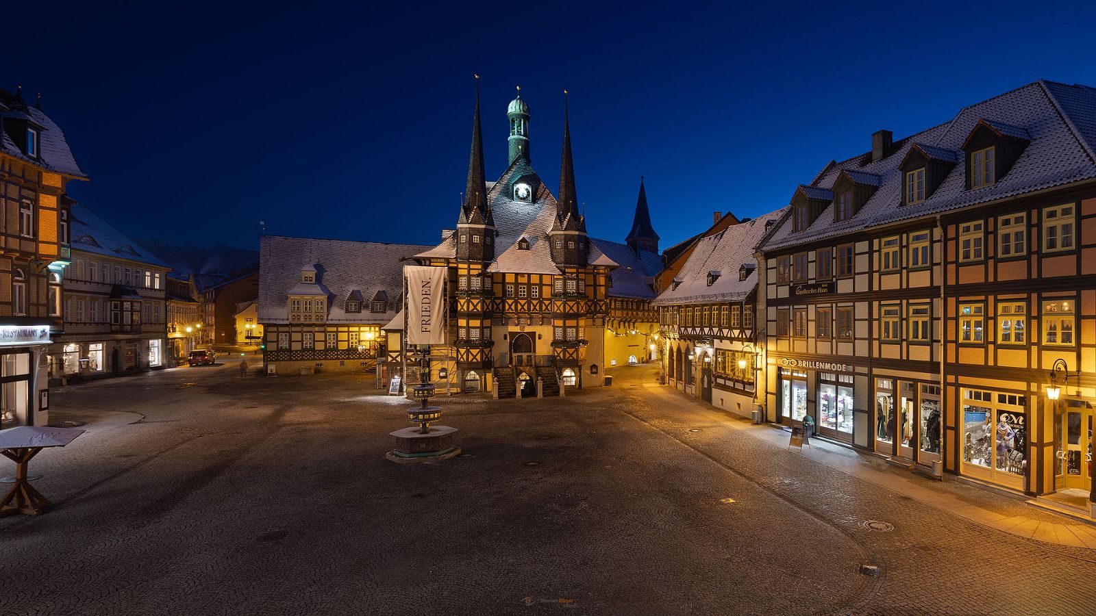 Pano Rathaus Wernigerode zur blauen Stunde (419_MG_0539)
