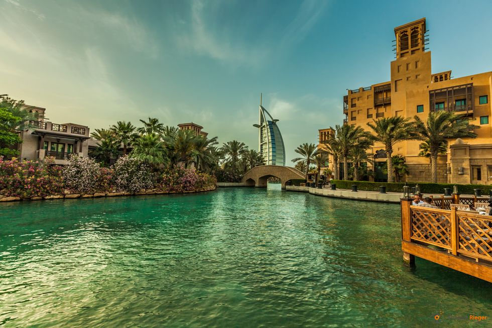 Souk Madina mit Burj Al Arab Souk Madina mit Burj Al Arab