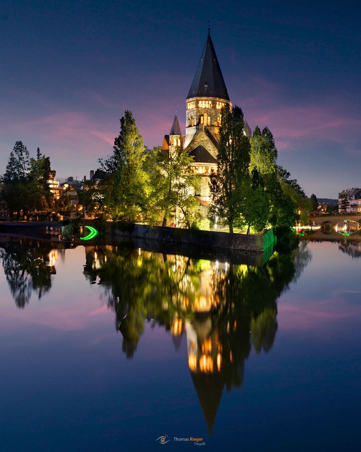 Tempel Neuf i Metz, Frankreich