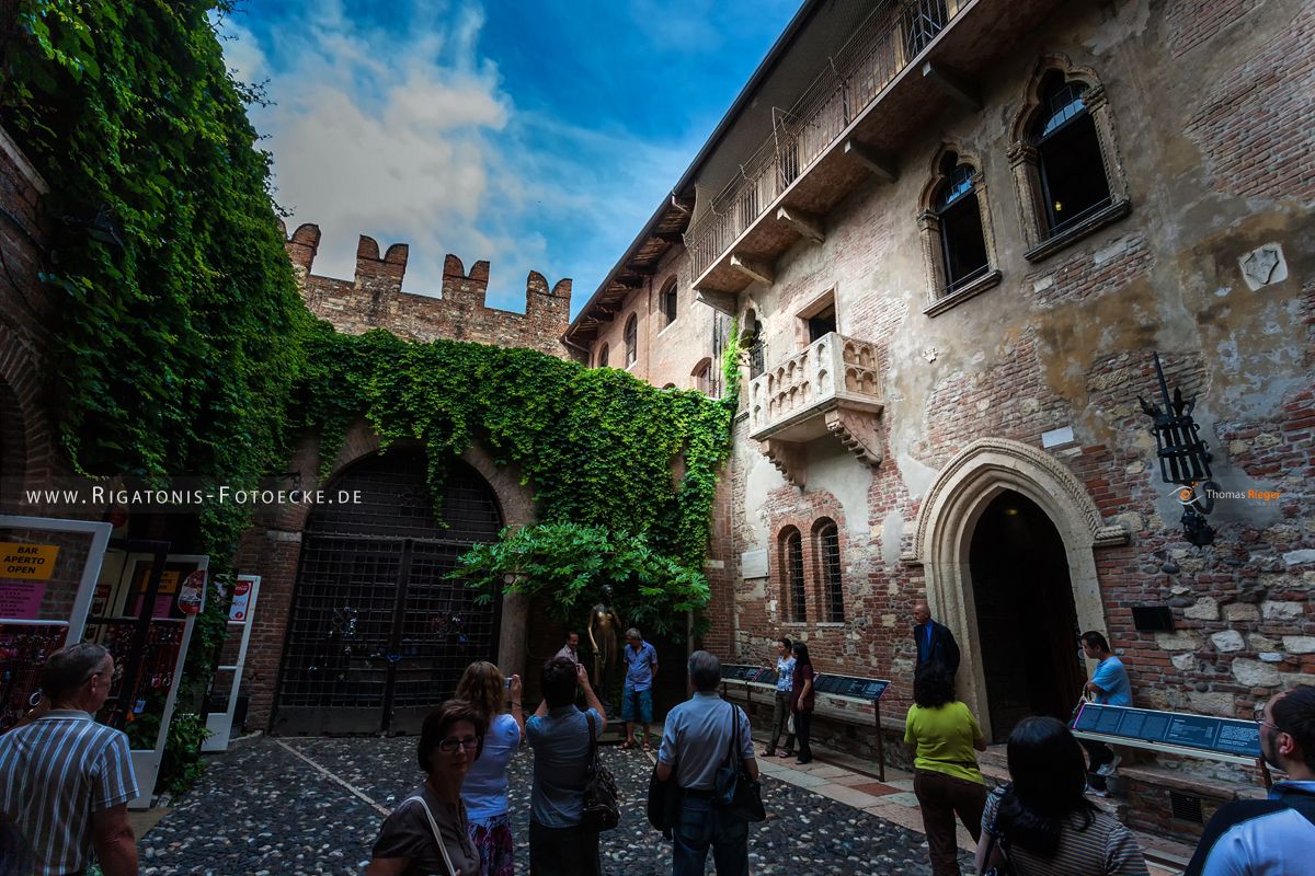Balkon von Julia in Verona (Romeo und Julia)