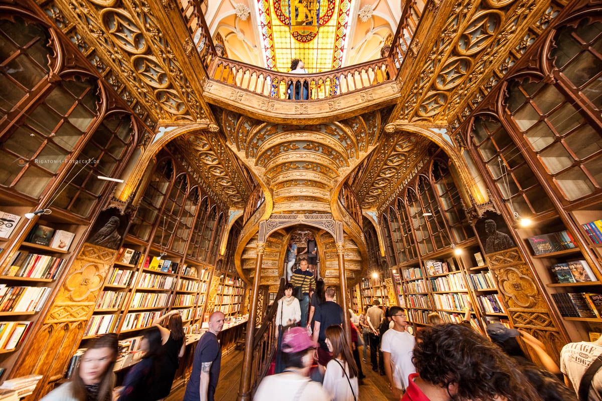 Porto Portugal - Buchladen Livraria Lello