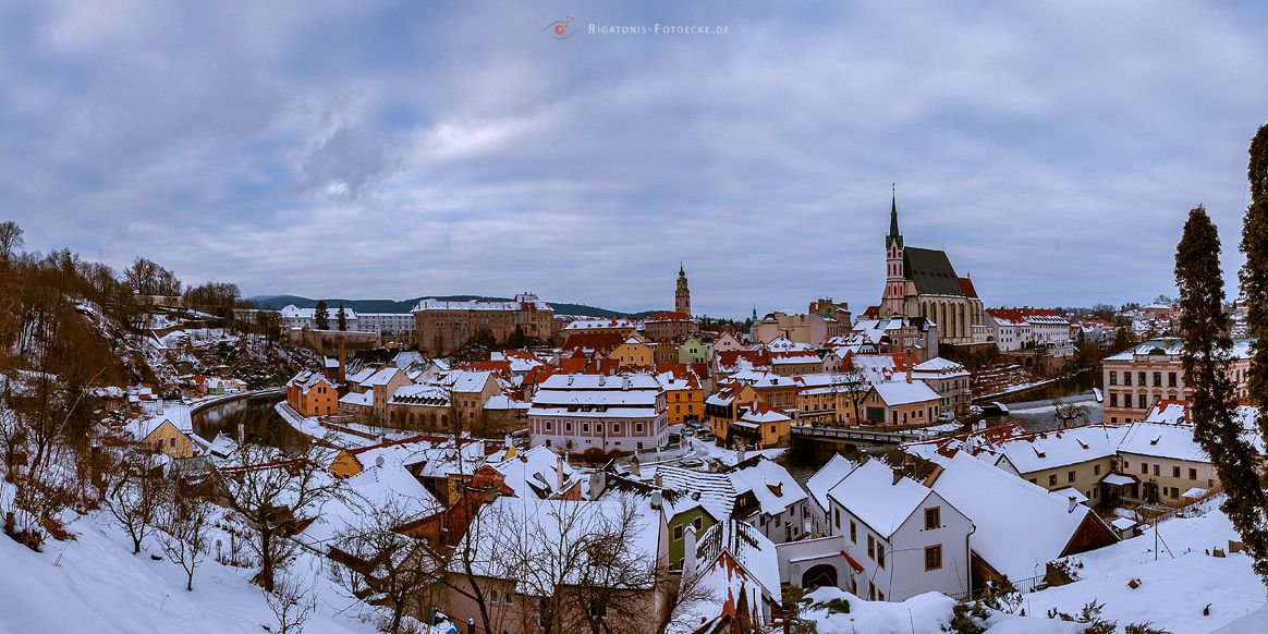 Český Krumlov, deutsch Krumau, auch Böhmisch Krumau (Tschechien) (332_IMG_7081-Pano)