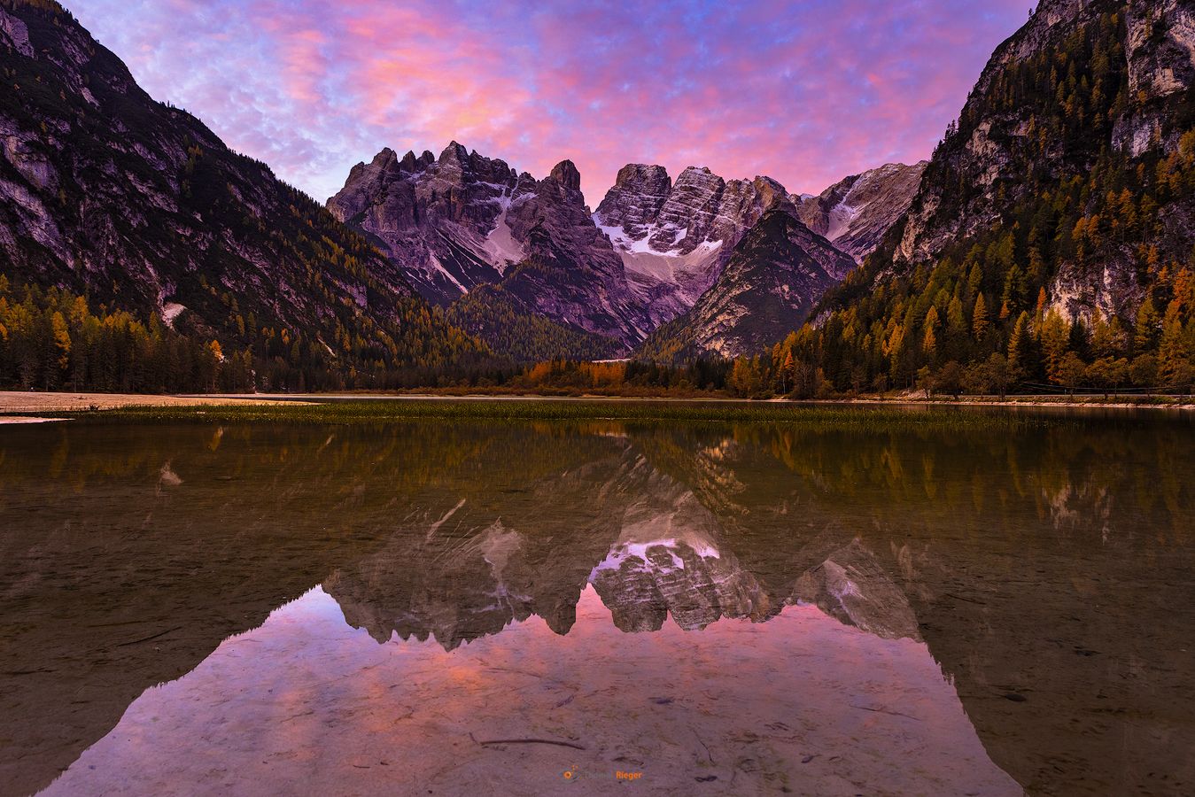 Lago di Landro, Der Dürrensee In Toblach in den Dolomiten (105_43A4965_4)