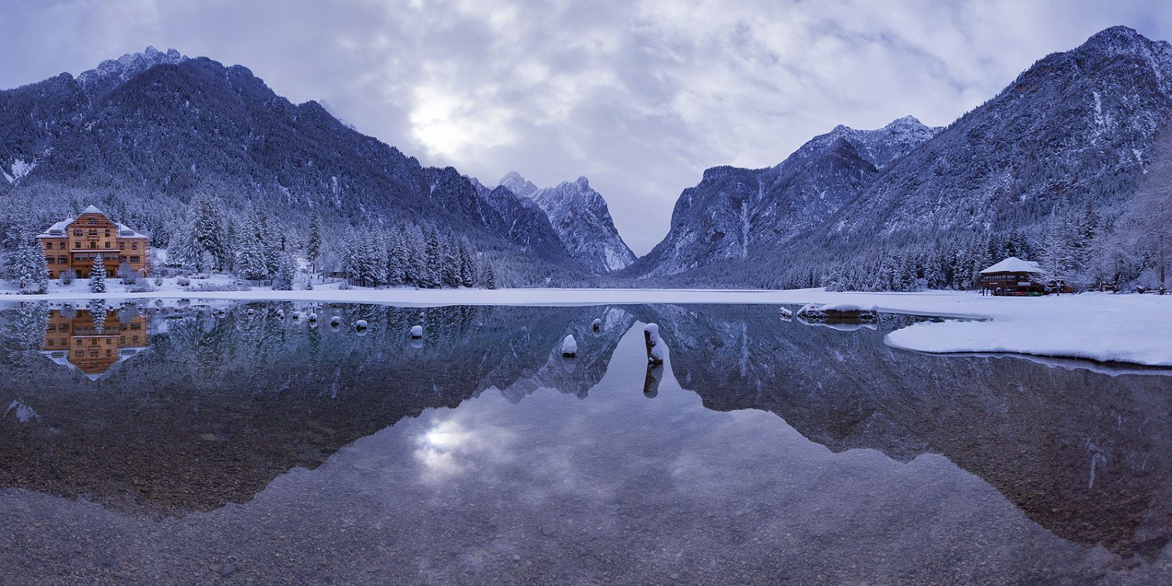 Lago di Dobbiaco, Toblacher See in Itlaien