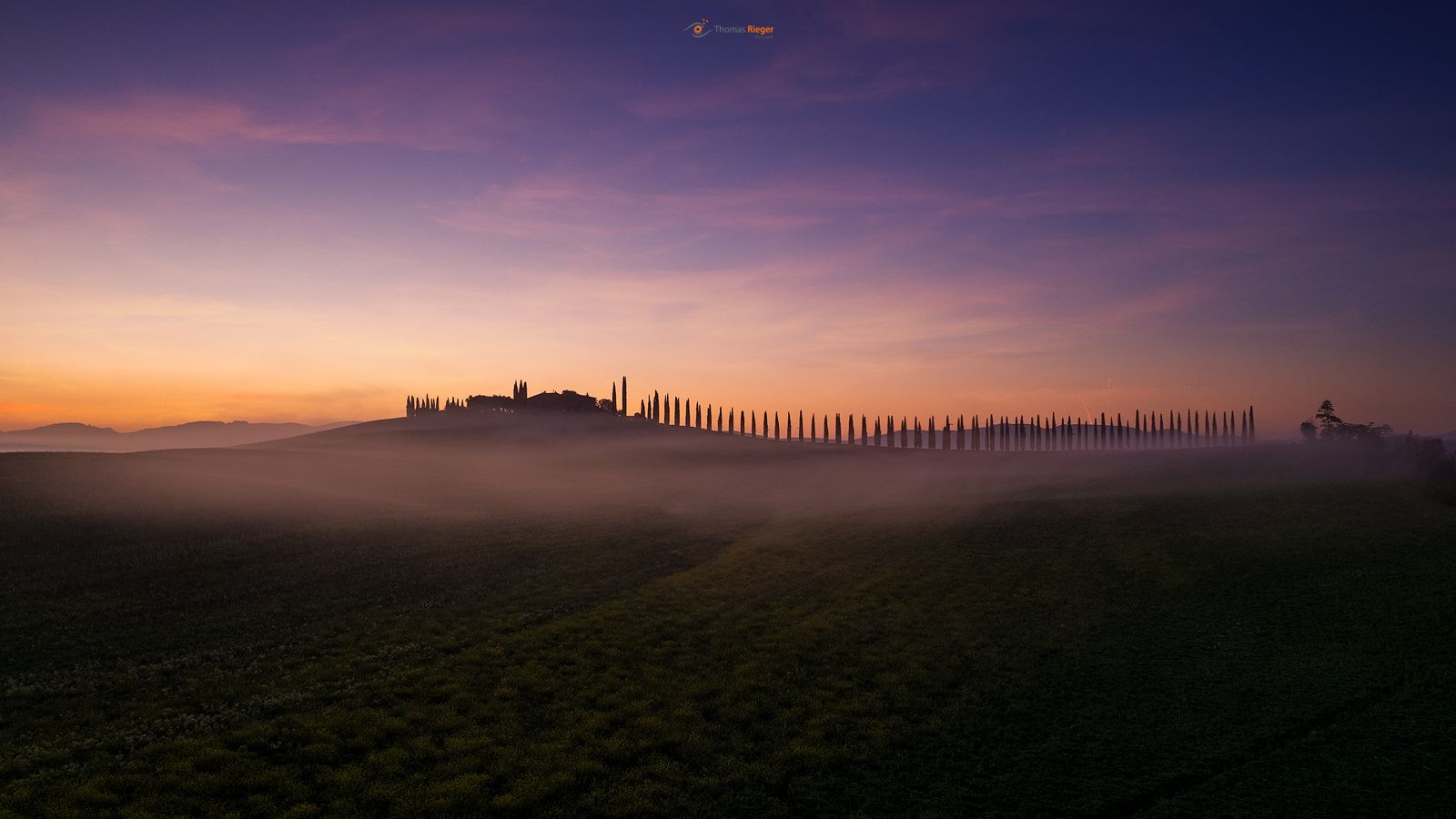 Agriturismo Poggio Covili im Sonnenaufgang, Toscana