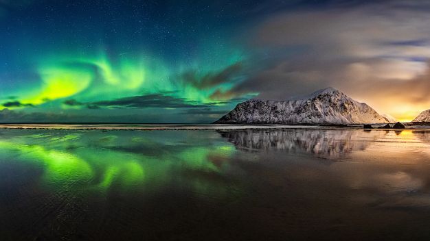 Norwegen - Lofoten, Nordlichter