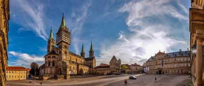 Dom Bamberg mit alter Hofhaltung