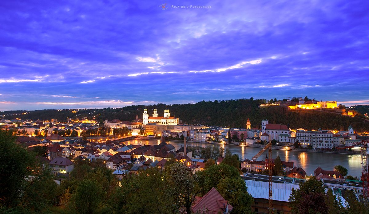 Passau, Blick vom Paulinerkloster Mariahilf (18_IMG_8649) Bild aus einer Zeitraffersequenz, die ihr auf meinem Youtube Kanal sehen könnt..! http://www.rigatonis-fotoecke.de/zeitraffer.html