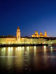 Passau mit Dom und Rathaus