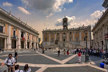 Das Kapitol in Rom, von hier wurde einst dir Welt Regiert