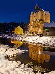 Burg Falkenberg im Winter