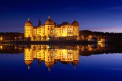 Schloss Moritzburg bei Nacht
