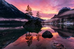 Hintersee bei Ramsau in Berchtesgaden
