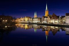 Lübeck zur blauen Stunde