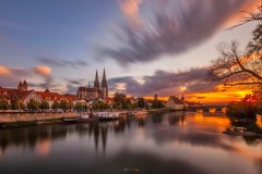 Regensburg im Abendlicht