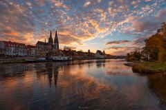 Regensburg Sonnenuntergang