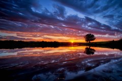 unglaublicher Sonnenuntergang