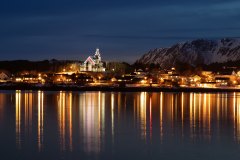 Buksnes church, Buksnesveien, Gravdal, Norwegen