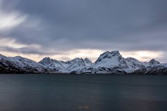 Bergkette bei Fredvang