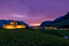 Château d’Aigle im Schweizer Kanton Waadt
